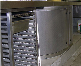 Schichtenströmung in einer Küche