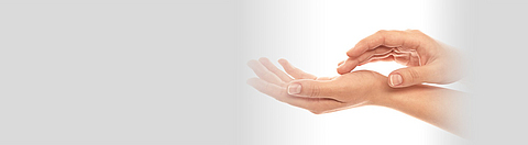 gesunde, gepflegte Hände