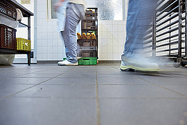 Rutschfester Boden in der Backstube