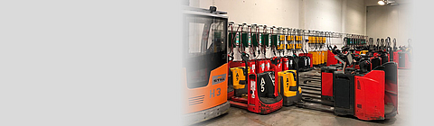 E-Ladestationen im Produktionswerk