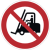 Verbotszeichen P006 Für Flurförderzeuge verboten