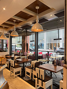 Teil des Restaurants Rosso Vivo Mannheim