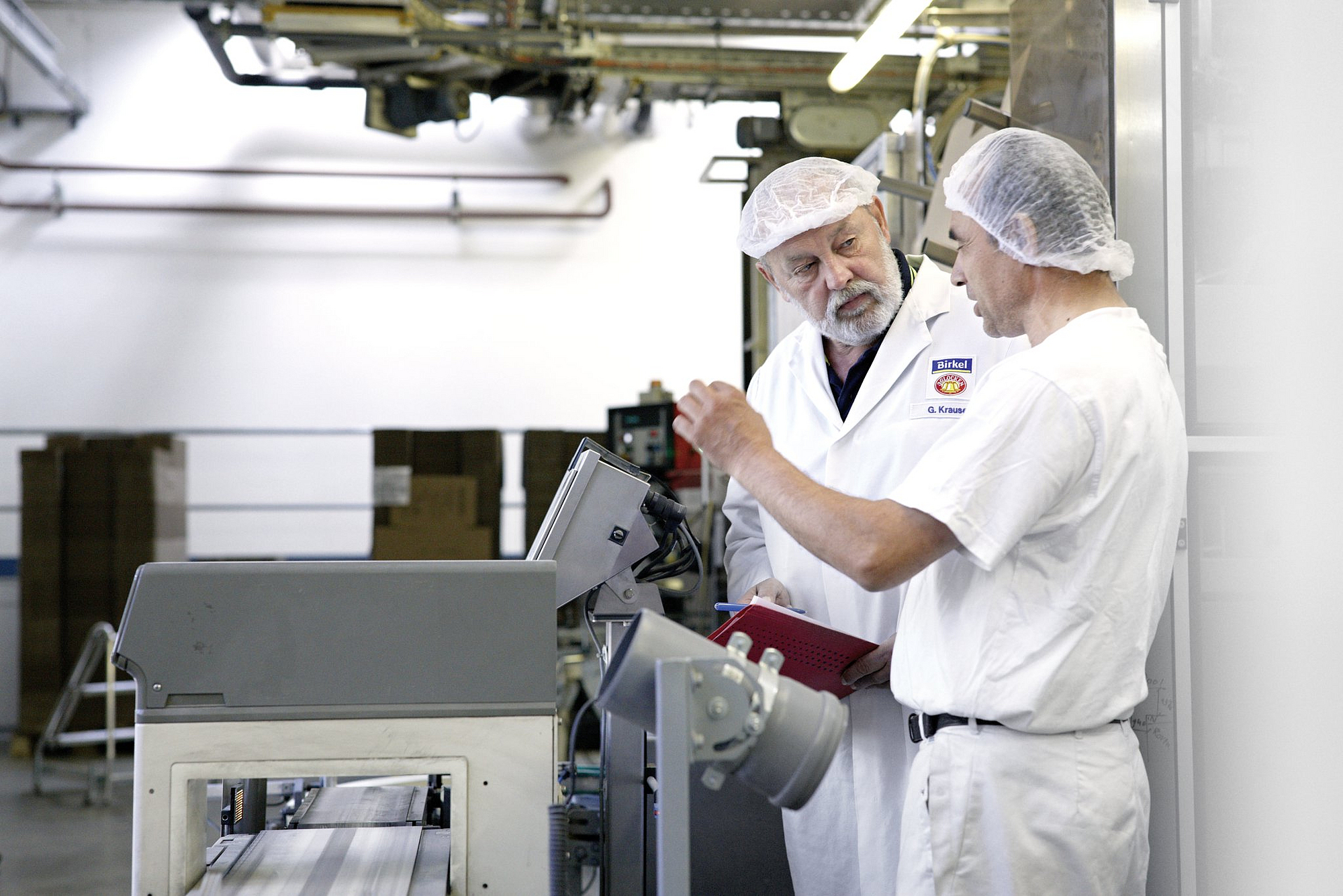 Sicherheitsgespräch in der Nahrungsmittelindustrie führen