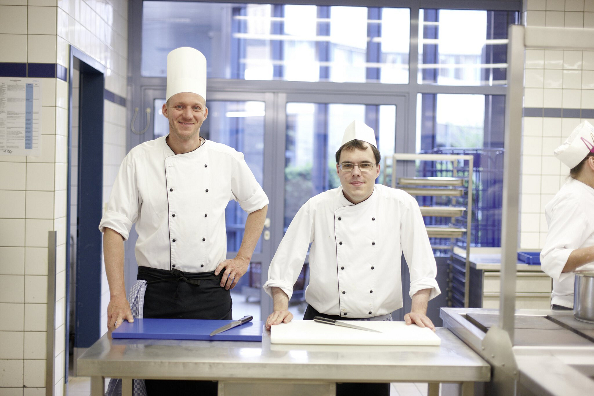 Unterschiedlich große Köche