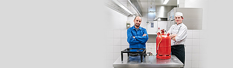 Kontrolle und Prüfung von Flüssiggas-Flaschenanlagen