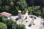 Luftaufnahme  Explosionsversuch Kappelrodeck