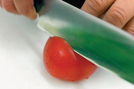 Schneiden von Tomaten