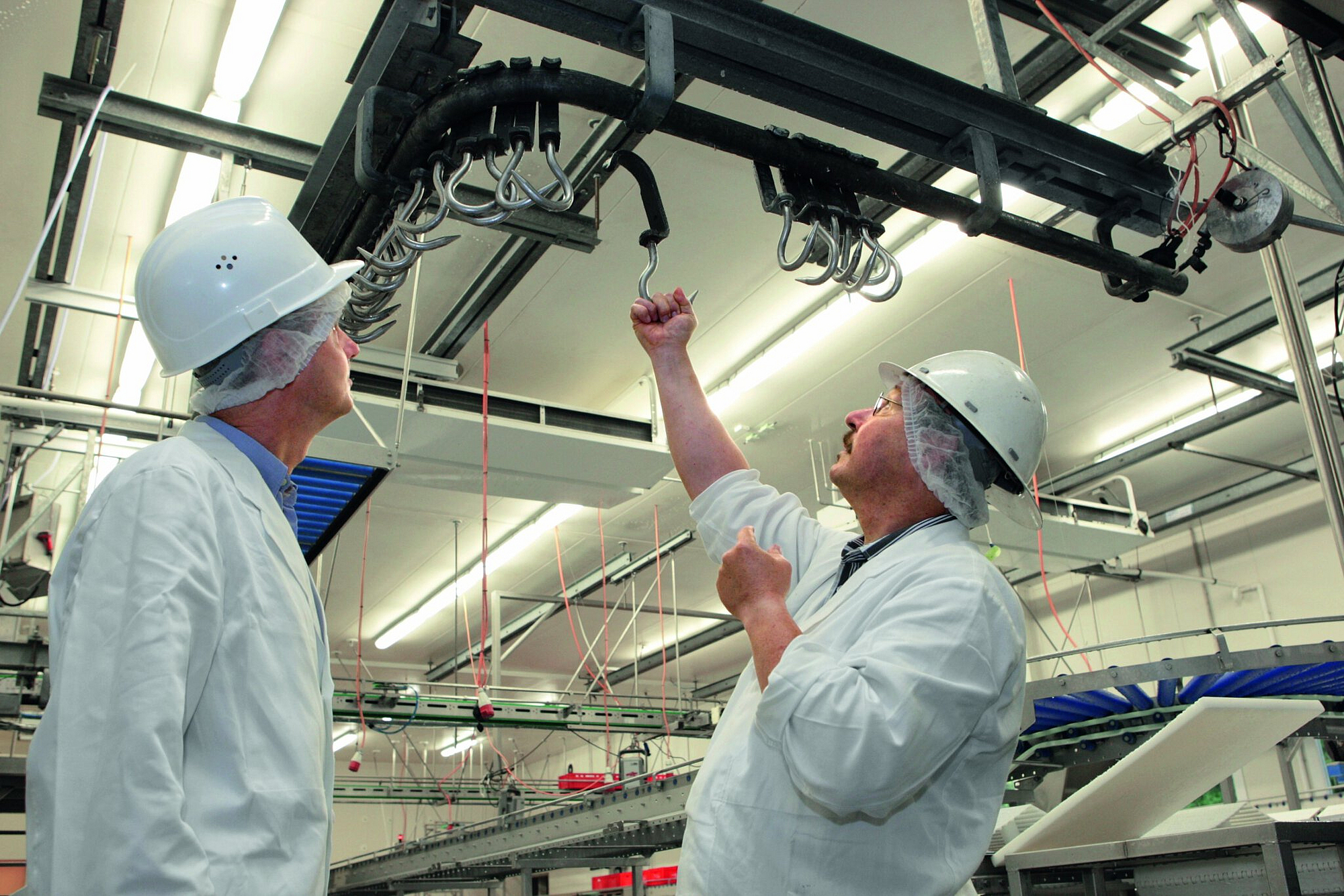 Unterweisung an einer Rohrbahn