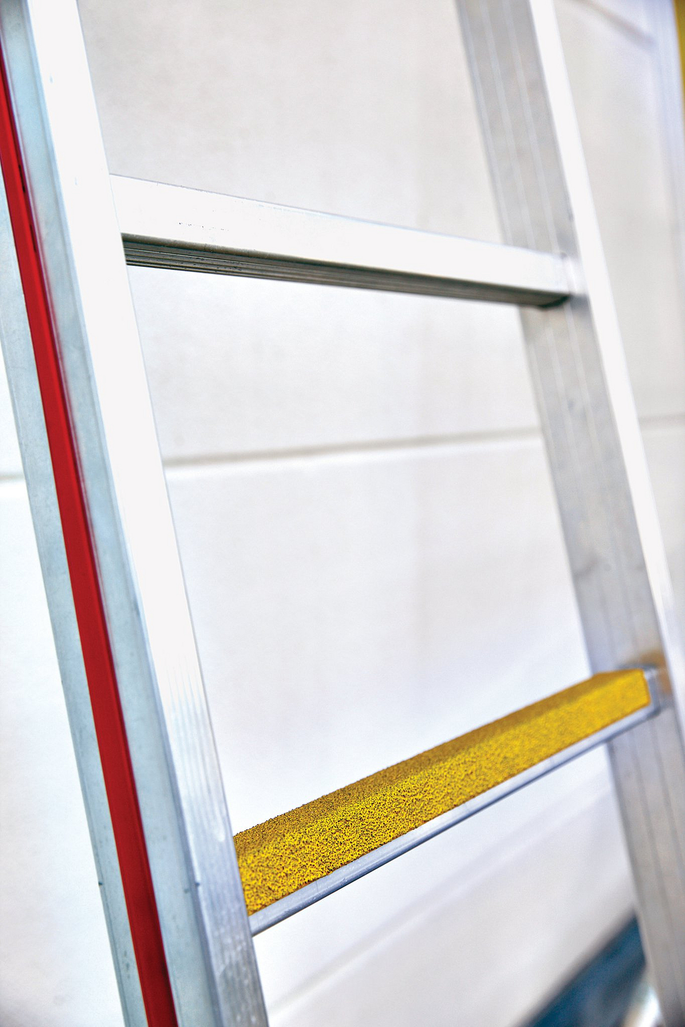 Rutschfeste Auflage für Sprossen