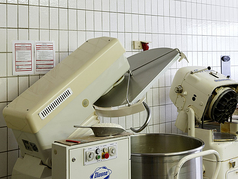 Bäckereimaschinen in der Backstube