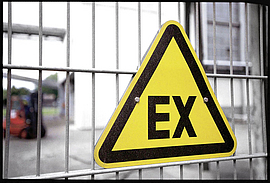 Schild Explosionsschutz