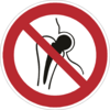 Verbotszeichen P014 Kein Zutritt für Personen mit Implantaten