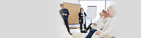 Blick in eine Seminar-Situation.