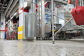 Schichtenströmung in Brauerei