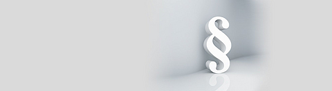 Ein dreidimensionales Paragraphenzeichen