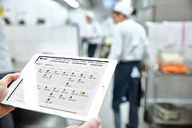 BGN Dienstplan APP auf einem Tablet-Computer